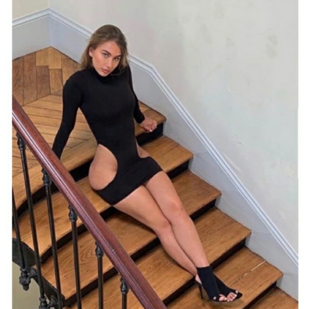 🔥HOT🔥SEXY RUNWAY CUTOUT DRESS - Picture 2 of 3